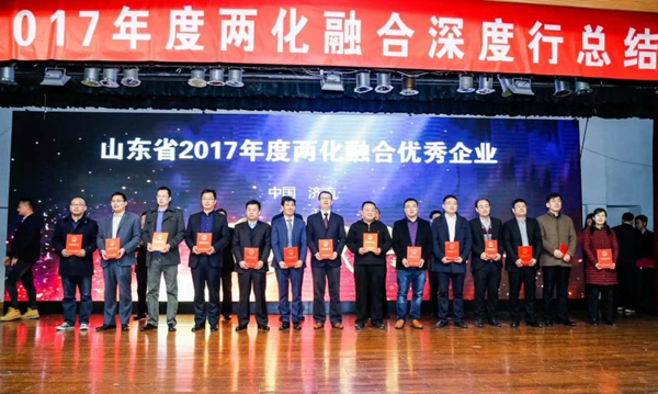 熱烈祝賀我集團被評為山東省2017年度兩化融合優(yōu)秀企業(yè)